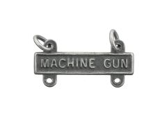 Machine Gun Silver-Ox Army Qualification Bar