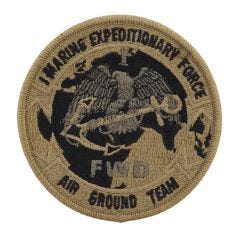 US Army Unit Patch OCP Velcro - 1st Marine Expeditionary Force (MEF)