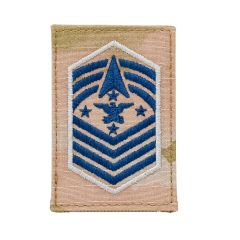USSF Senior Enlisted Advisor to the Chairman Enlisted Insignia, Embroidered with Hook & Loop, OCP
