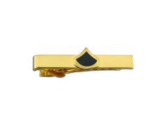 ARMY TIE CLASP, PRIVATE FIRST CLASS GOLD PLATED 