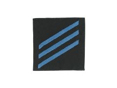 NAVY RATING BADGE,  CONSTRUCTIONMAN E3, GROUP MARKS, SERGE