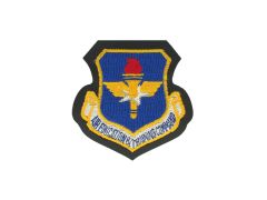 AIR FORCE PATCH, AIR EDUCATION & TRAINING, LEATHER